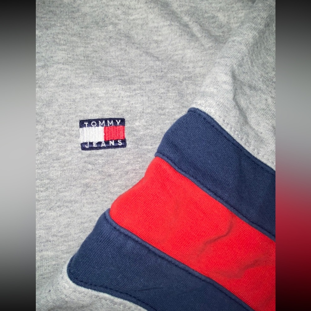 vintage tommy hilfiger long sleeve gray